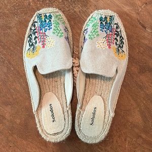 Soludos wildflower slip on shoes